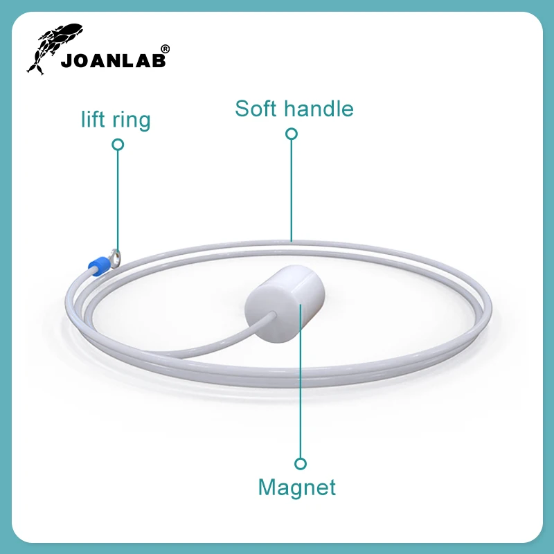 Joanlab 400ミリメートル600ミリメートルptfe磁気攪拌機攪拌棒レトリーバーの屈曲可能なポリエチレン防錆化学実験用品