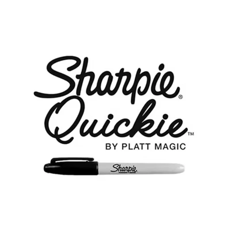 Sharpie Quickie by Platt M (Gimmick and online instruct) - Magic Trick Mentalism Fun Close up Street Magic Illusion