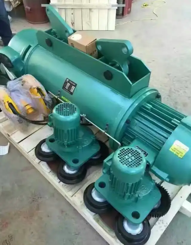 HUAZHAN Electric Hoist CD1 Wire Rope 1-5 Ton Ground & Remote Control 3 Phase 380V Crane Accessories for Construction Machinery