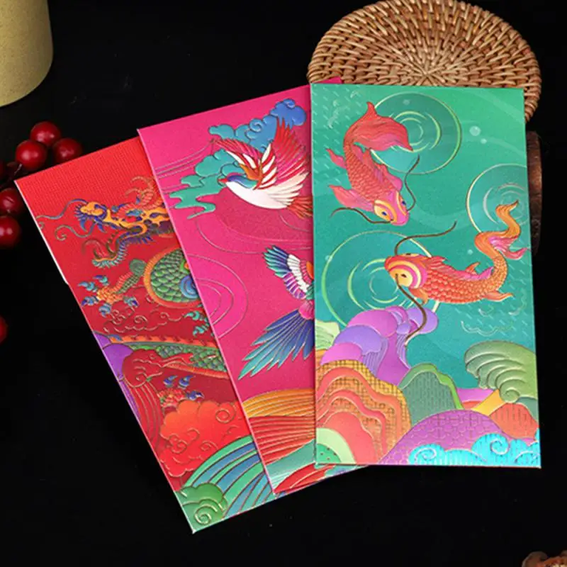 Chinese Red Envelope Variety Of Styles Retro New Year Shanhaijing Series Wedding Home Supplies New Red Envelope Red Envelope New