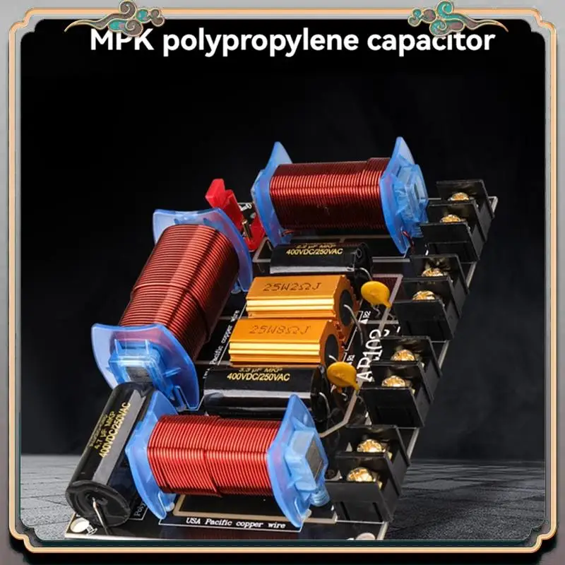 【2025 حديثًا】مقسم مكبر صوت احترافي ثلاثي الاتجاهات 200-500 وات 45 هرتز - 23 كيلو هرتز مرحلة المسرح المنزلي 3 وحدات كروس صوت