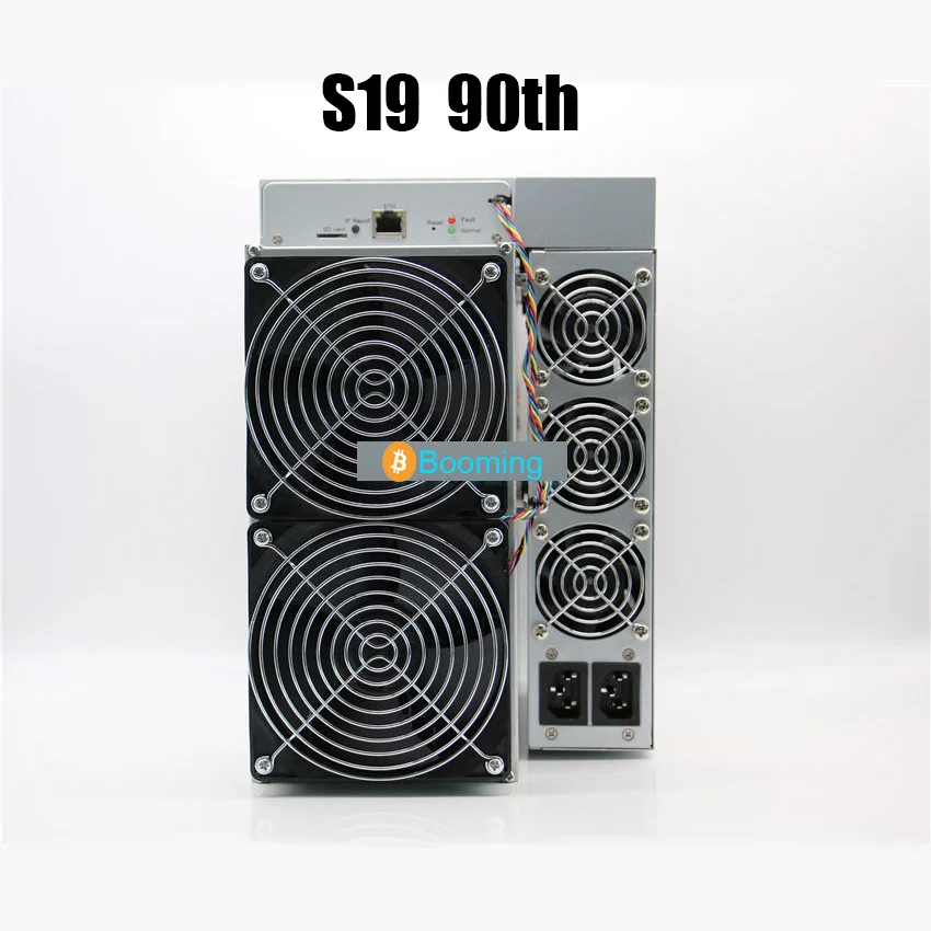 Imagem -02 - Segunda Mão Bitmain Antminer Crypto Mining Machine S19 90t Mineiro Bitcoin Reino Unido Eua kr Stock