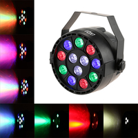 Dj Rgb Lixada -512 RGBW LED High Power Stage PAR Light Lighting Strobe Professional 8 Channel Party  Show 30W AC 90-240V