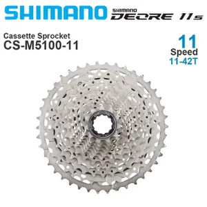 Shimano Deore CS M5100 11 Speeds Cassette Free Wheel to Mountain Bike MTB CS-M5100 11-51t 11s 42t Bike 11V 10 Main Sales Cassette 11V - №8