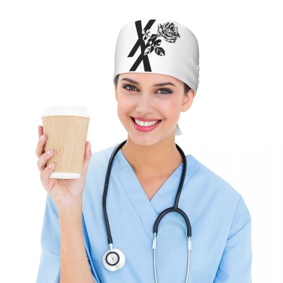 Lost Americana MGK Scrub Hat Doctor Working Surgical Cap Unisex Adjustable Nursing Caps for Dentist