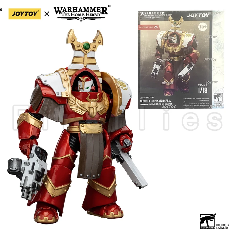 JOY TOY 1/18 JOYTOY Actionfigur The Horus Heresy Thousand Sons Dreadnought und Sekhmet Terminator 4
