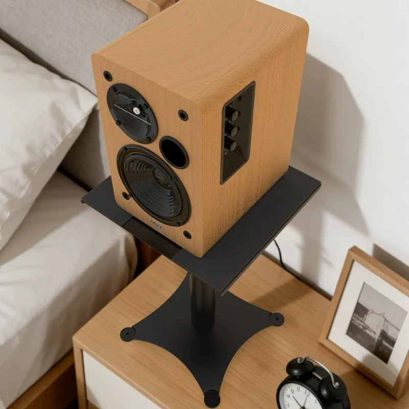 Full Metal Weighted Speaker Stand Adjustable Sound System Accessories Audio Support Rack Studio Home Audio Device Stable Bracket