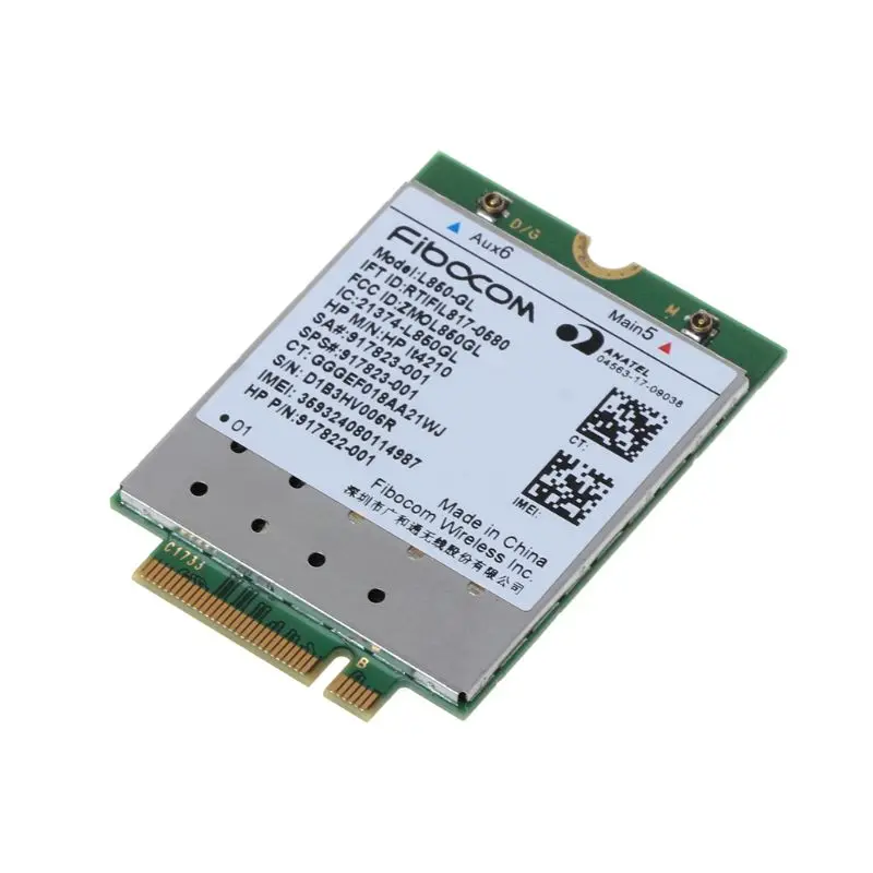 DX11 Wireless Network Card Adapter Fibocom L850-GL WWAN 4G Module for HP EliteBook 840 G5/X360 G3 for HP ProBook 430 G5/440