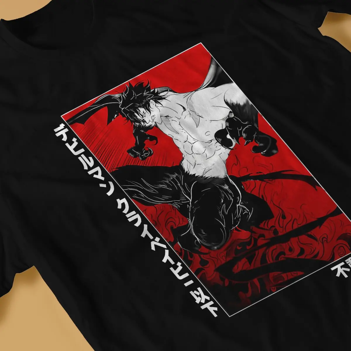 Devilman Crybaby Newest TShirt for Men Japanese Network Animation Round Collar Pure Cotton T Shirt Hip Hop Gift Clothes