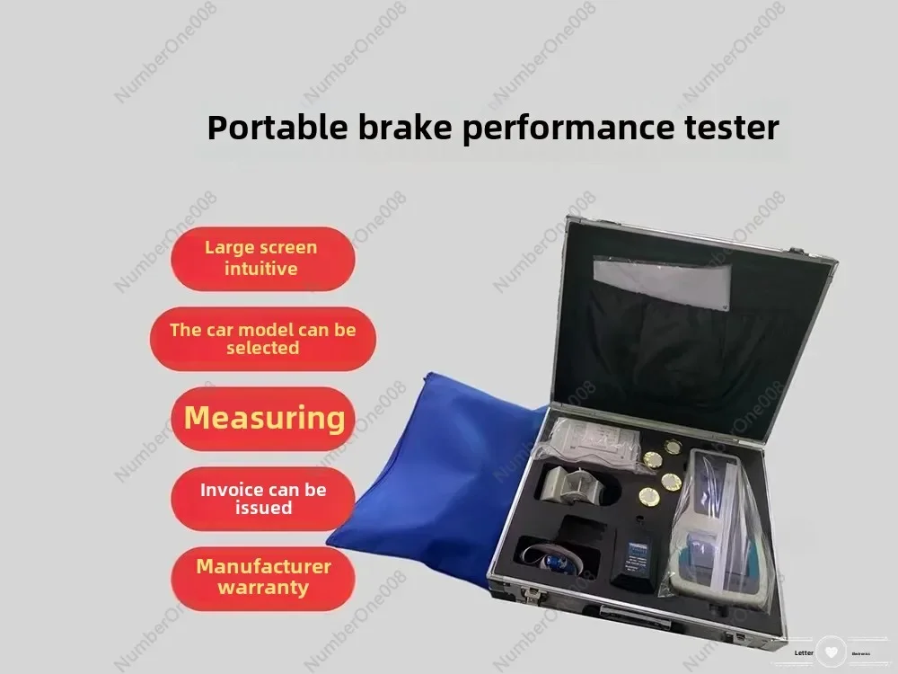 Portable Brake Tester, Road Tester, Brake Detection, Distance, Time, Deceleration