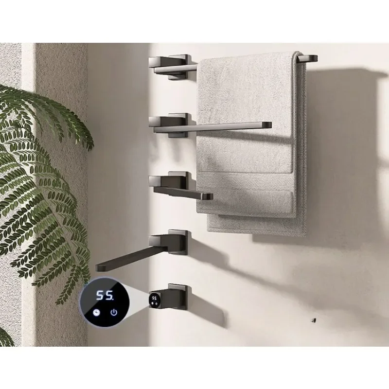 Concealed electric towel rack can rotate left and right high-precision digital display intelligence