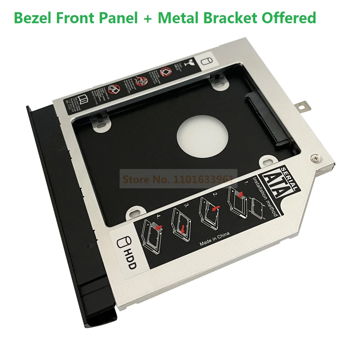 

Bezel Panel Faceplate SATA 2nd Hard Drive HDD SSD Optical Caddy Bracket for Lenovo G50-30 G50-45 G50-70 G50-75 G50-80 G70-80