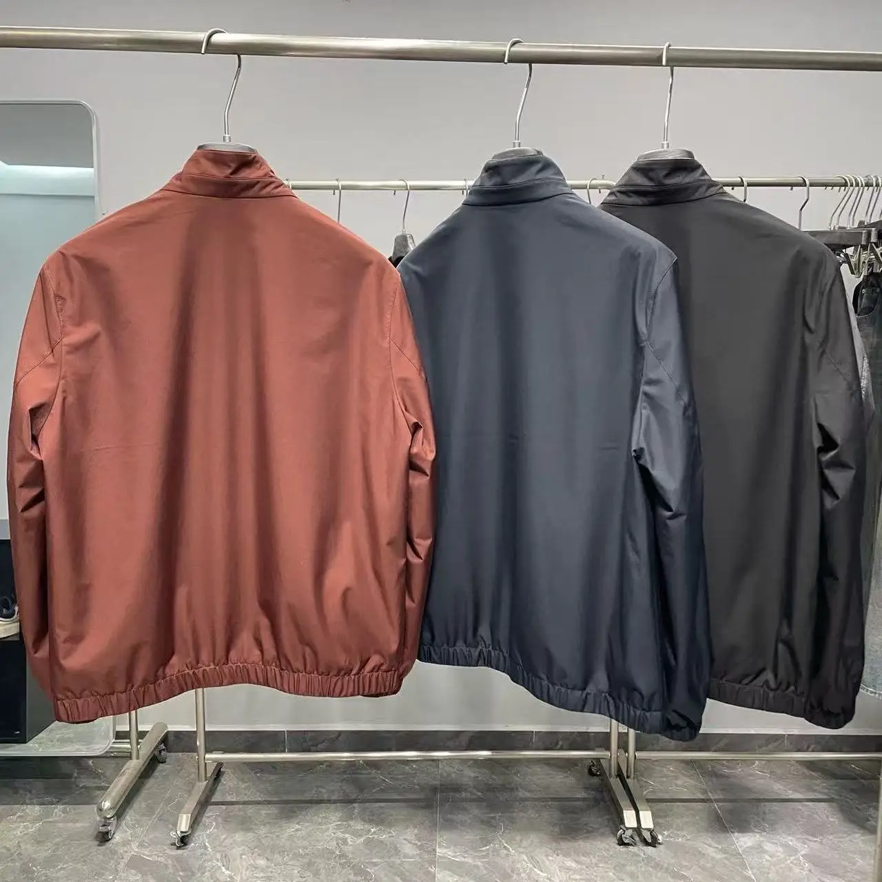 

Итальянский Kiton, осенне-зимняя новая модная повседневная куртка в старом денежном стиле с воротником-стойкой, мужская деловая куртка с длинными рукавами