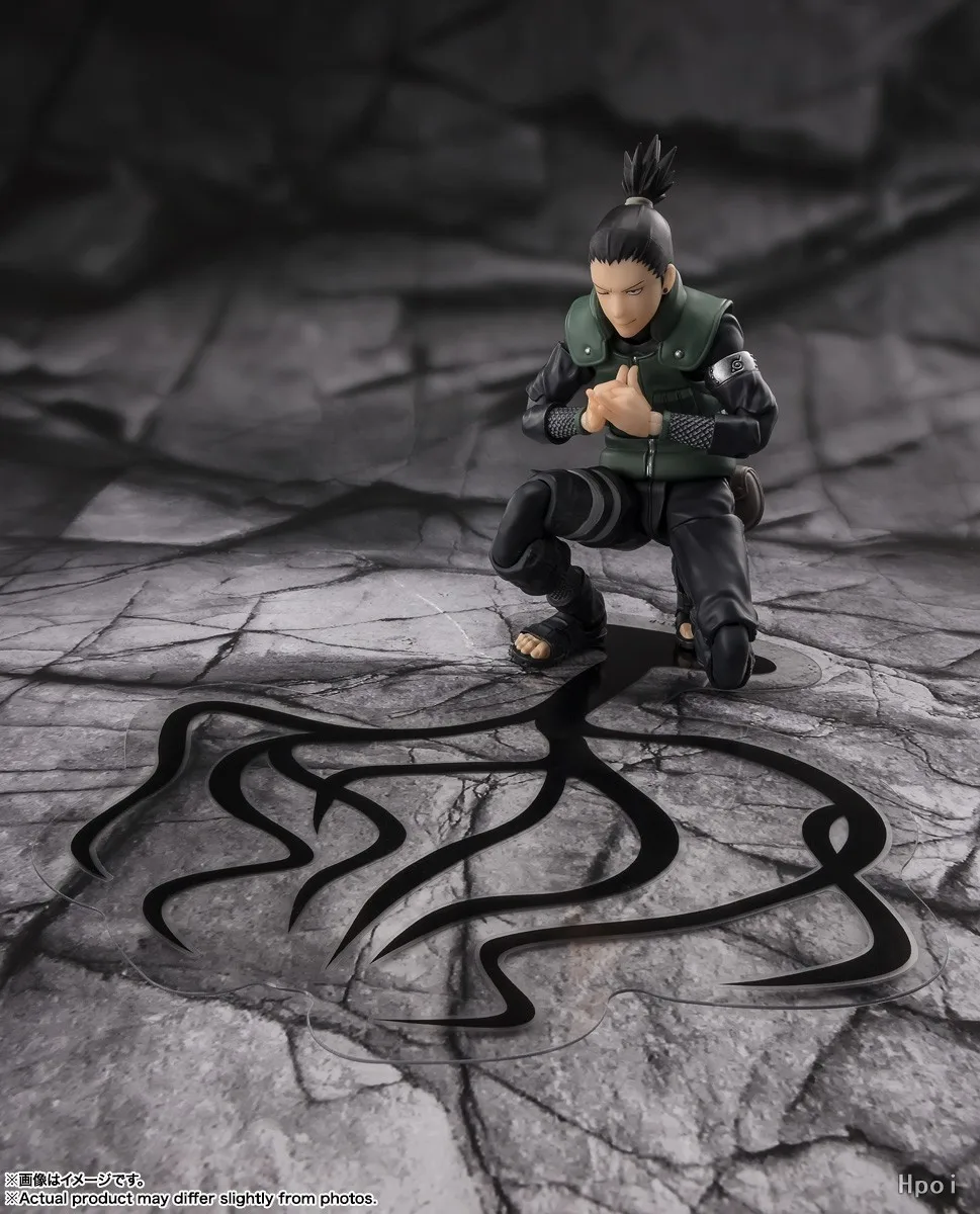 

【Original】BANDAI SHF NARUTO Shippuden Nara Shikamaru The Brain That Sees Through Ten Moves Actio Figure Model Toy