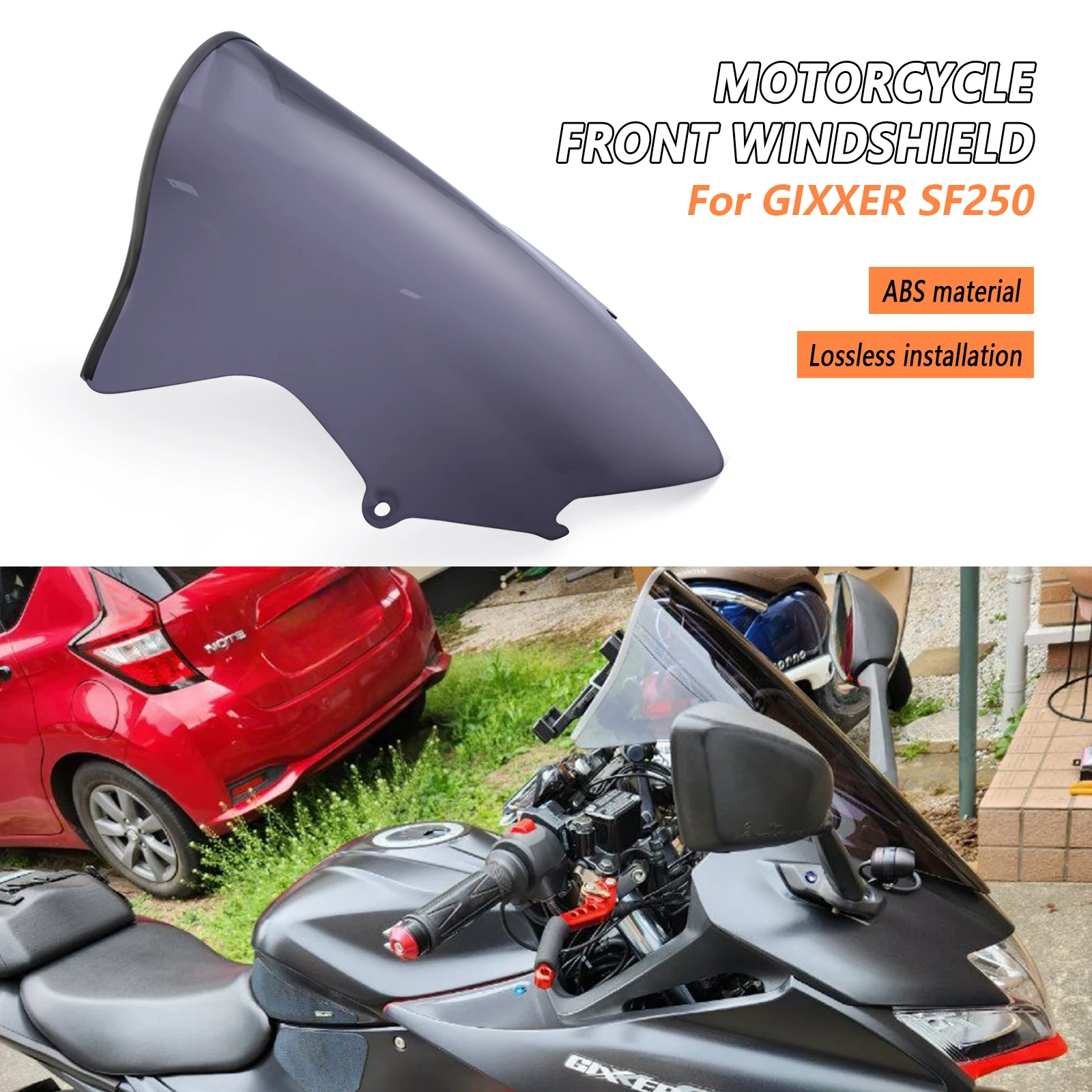 

Для GIXXER SF250 новые аксессуары для мотоциклов, передний обтекатель лобового стекла, дефлектор мотоцикла, защитная крышка, дефлекторная пластина