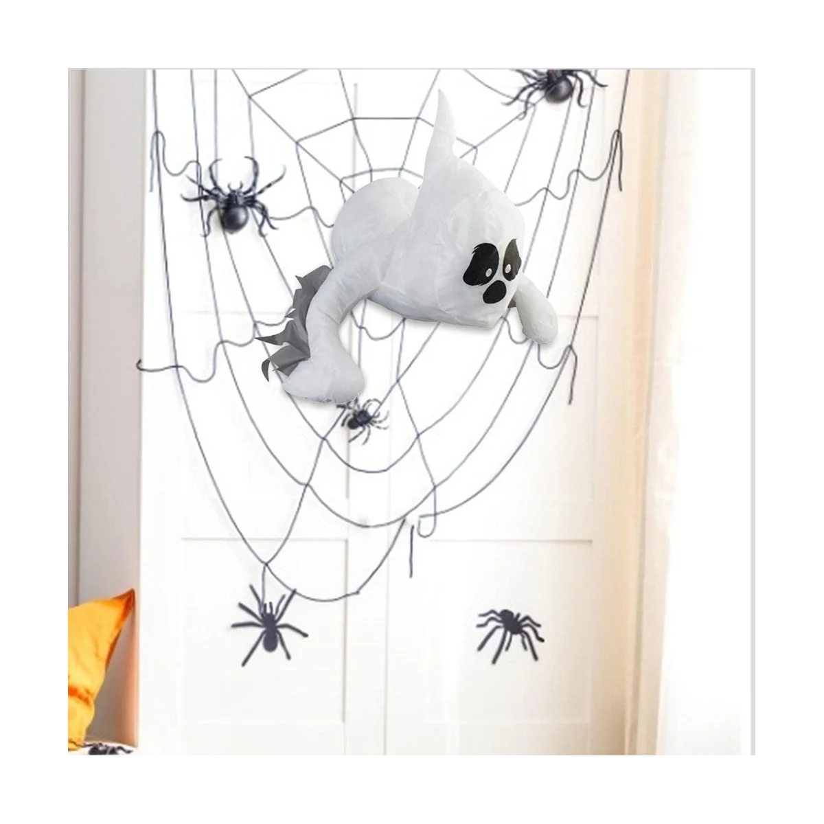 Spooky Expressive Window Crasher Ghosts Halloween Decoration, Scary Ghosts Crash Through Window Glass, Trick of Treat