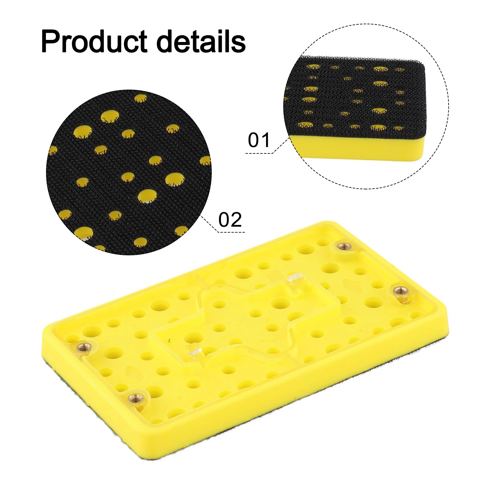 For DIY Projects Orbital Air for sanders Efficient Sanding Easy To Install Backing Pad Flexible Sanding Enhanced Sanding