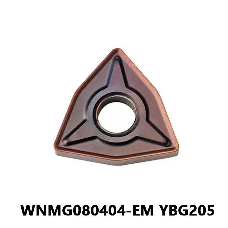 

Original WNMG080404 WNMG080404-EM YBG205 Turning Inserts CNC Lathe Cutting Tool External Turning Tool WNMG High-Quality Blades