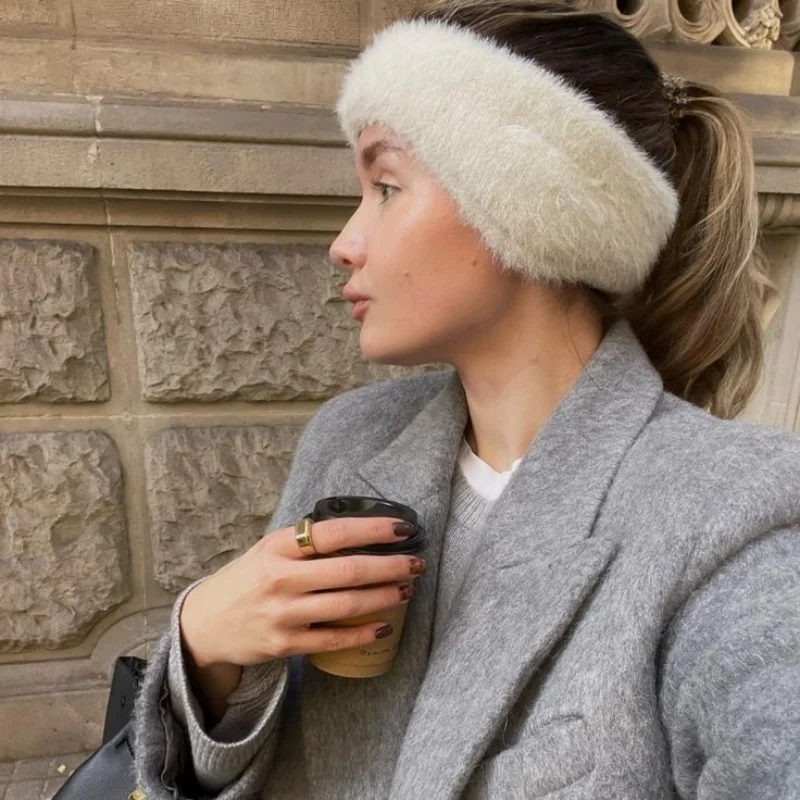 الشتاء بلون أفخم غطاء للأذنين الرجال والنساء الشتاء الدافئة وسميكة غطاء للأذنين ركوب في الهواء الطلق غطاء للأذنين الدافئة #4