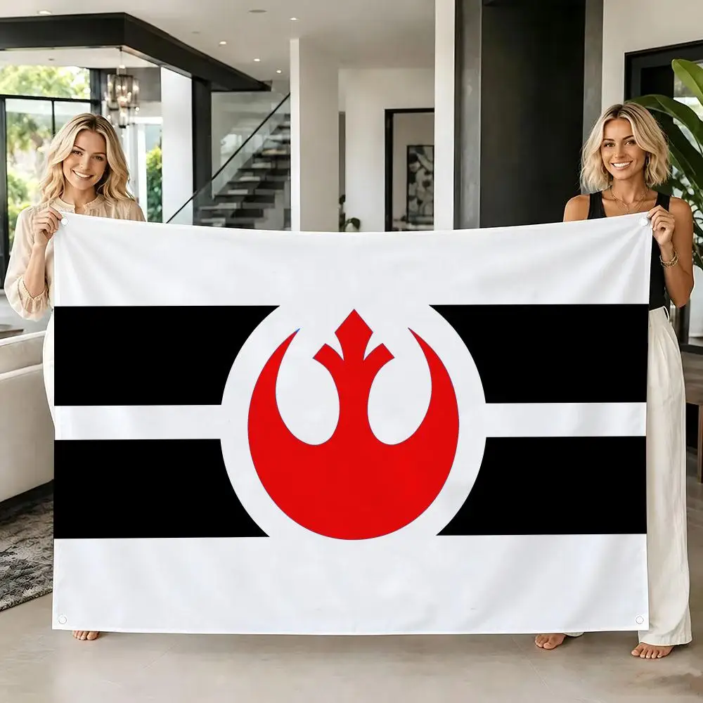 Large R-Rebel Alliance Flags Tapestry Creative Pattern Photo Living Room Wall Art Party Outdoor Decor