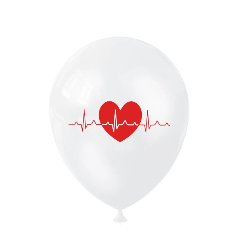 10pcs Doctor Nurse Day Theme Party Decoration Hospital Staff Party Decoration Nurse Balloon