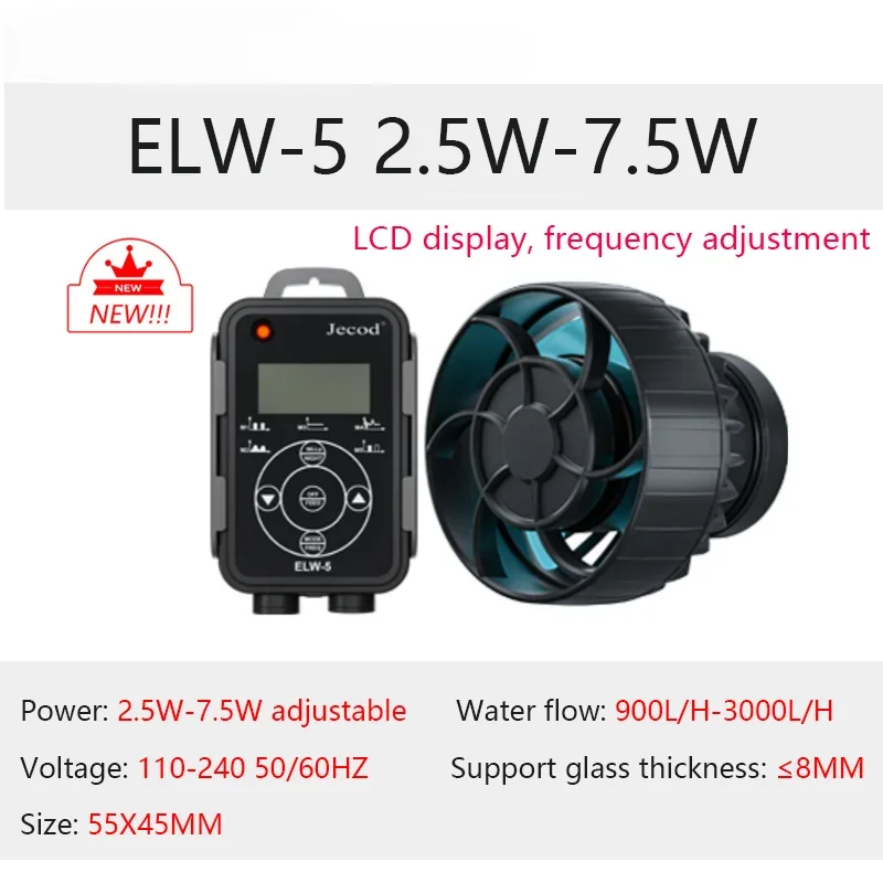 For tank mini wave pump ELW EOW WIFI coral aquarium intelligent surf pump oxygenation wave pump