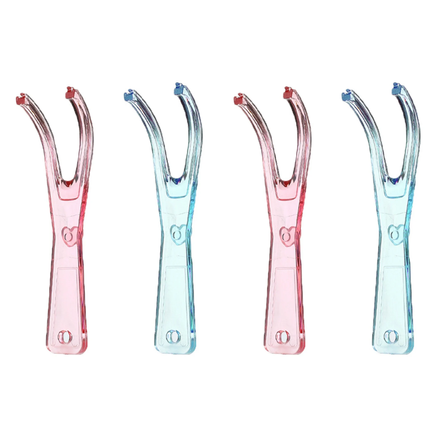 

A24R 4Pcs Floss Holder Aid Oral Picks Teeth Care Interdental Durable Teeth Cleaning Breath Fresh Oral Care Tool