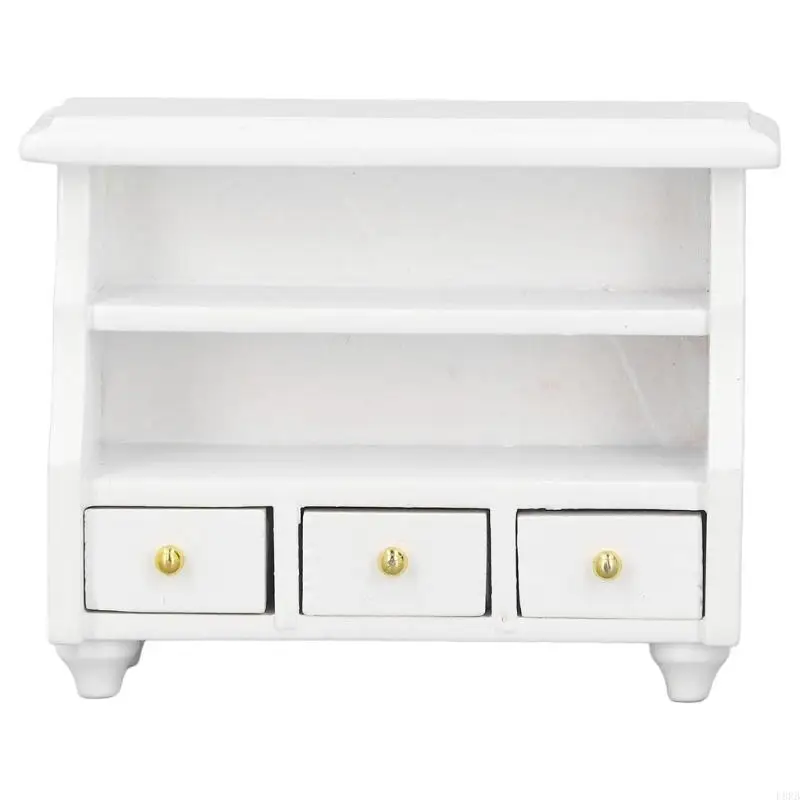 

Openable Drawer Bathroom Cabinet for 1/12 Dollhouses Display Setting L8RB