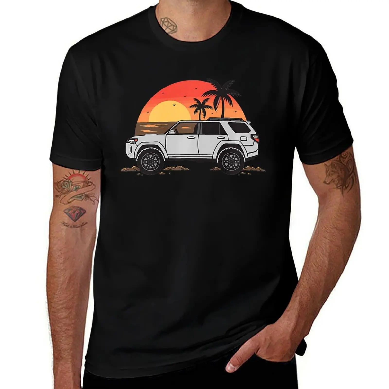 

cotton man Nation Hawaii designer Crew 4Runner T-Shirt shirts shirts t for funny T-Shirt Yotas t