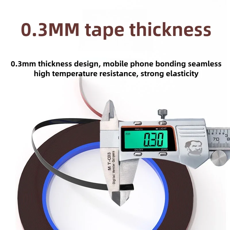 MECHANIC T3 3 mm doppelseitiges Klebeband für Handy, Tablet, LCD-Bildschirm, Rückseite, hohe Temperaturbeständigkeit, Dichtungsband