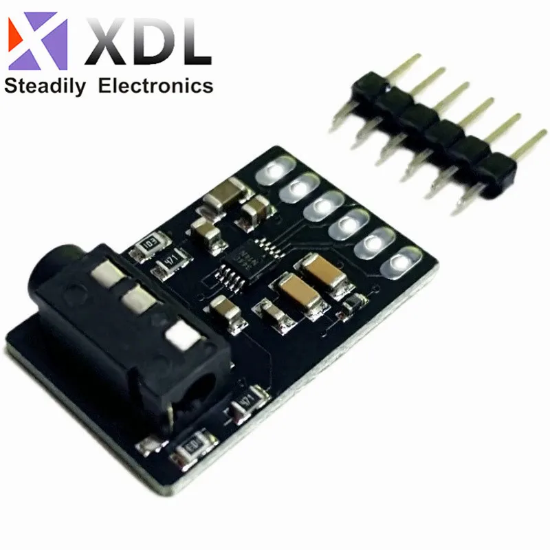 CS4344 D/A Digital to Analog Stereo Audio Converter Board Module 2-200kHz linear analog Low-pass Filter Auto-speed for Arduino