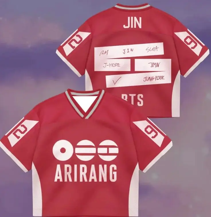 BTS What Is Yourlove Song Arirang World Tour Concert 3D Unisex Jersey, Kpop Y2k Breathable Tank Top Women Short Shirt