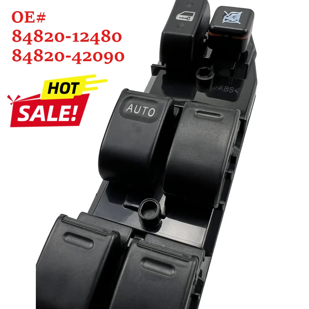 

84820-12480 84820-42090 Master Power Window Switch Lifter 18 Pins For Toyota Corolla Camry 2002-2006 Sienna 2004-2009