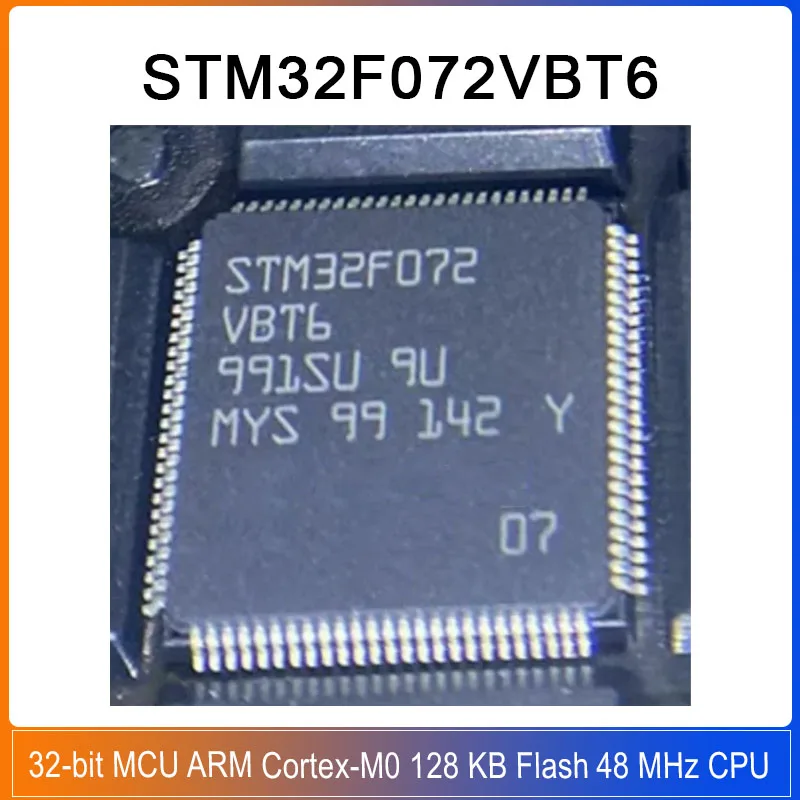 1-5pcs CPU QFP100 CPU STM32 CPU 32-bit Cortex-M0 MPU 128 KB Flash 48 MHz CPU