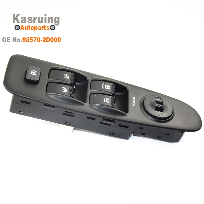 93570-2D000 Front Left Power Master Window Control Switch 935702D000 93570-2D100 for Hyundai Elantra 2002 2003 2004 2005 2006