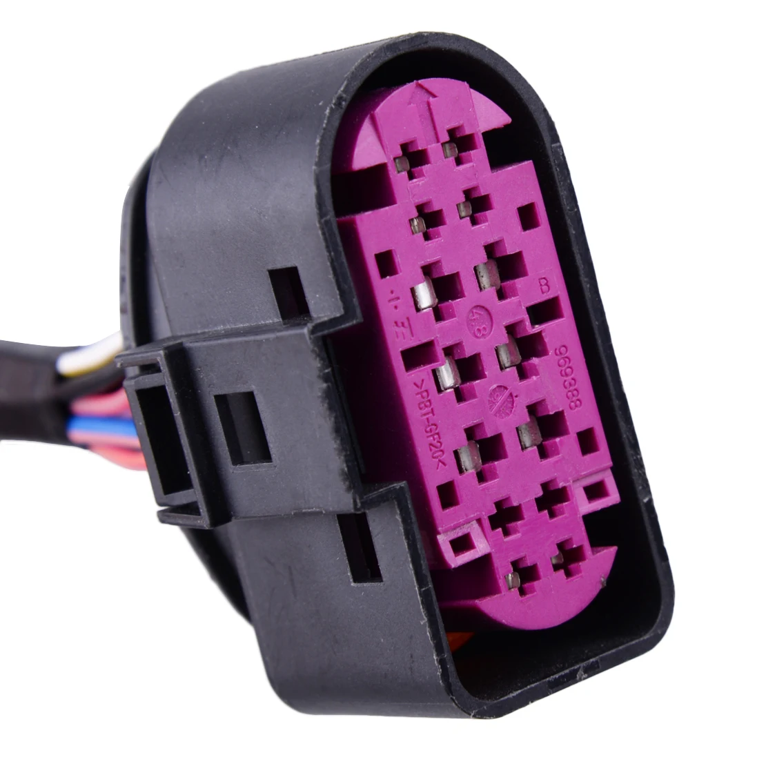 CITALL 14 Pins Black Plastic Xenon HID Headlight Plug Pigtail Connector Fit for Audi Q5 Q7 TT A4 S4 A5 A6 A8 TTRS 1J0973737