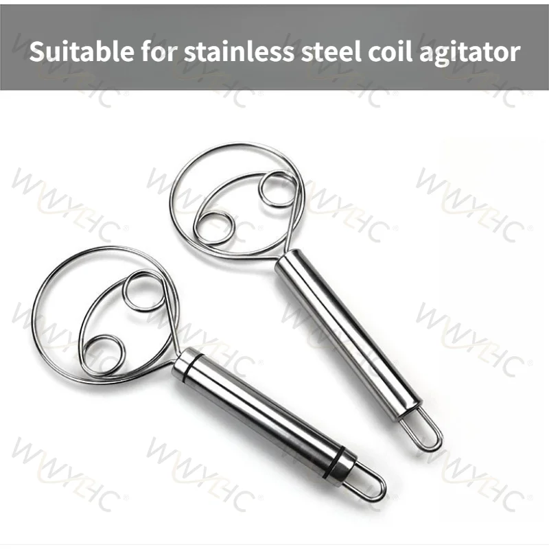 2Pcs Household Baking Dough Kneading Tool Stainless Steel Stirring Beater Fittings Suitable for Flour Mixing Machine Spare Parts