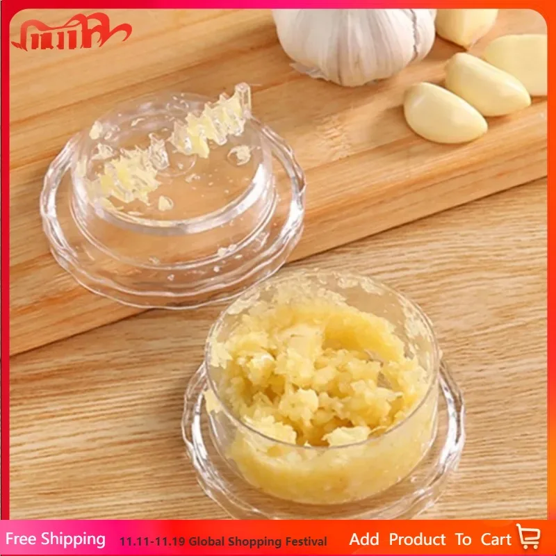 

Garlic Presses Manual Mashed Garlic Manually Processor Food Chopper Fruit Slicer Twist Prevent Tears Tool Crusher For Kitchen