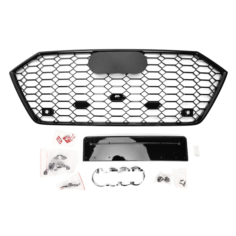 

Auto ABS Grills For Audi A7 S7 upgrade RS7 2019+ front grille mesh car modified parts Front bumper grille