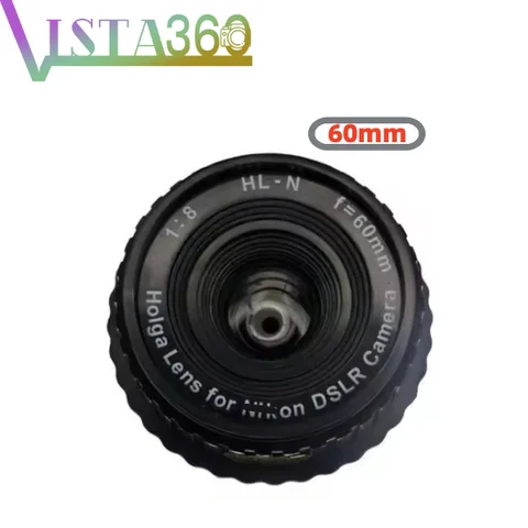 NEW Holga HL-N 60 mm f/8.0 Lens For Nikon DSLR Film SLR