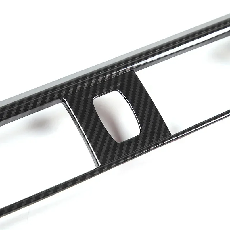 For BMW 1 2 Series F20 F21 F22 F23 2017-2019 ABS Carbon Fiber Car Center Control Air Outlet Large Panel Sticker Car Accessories