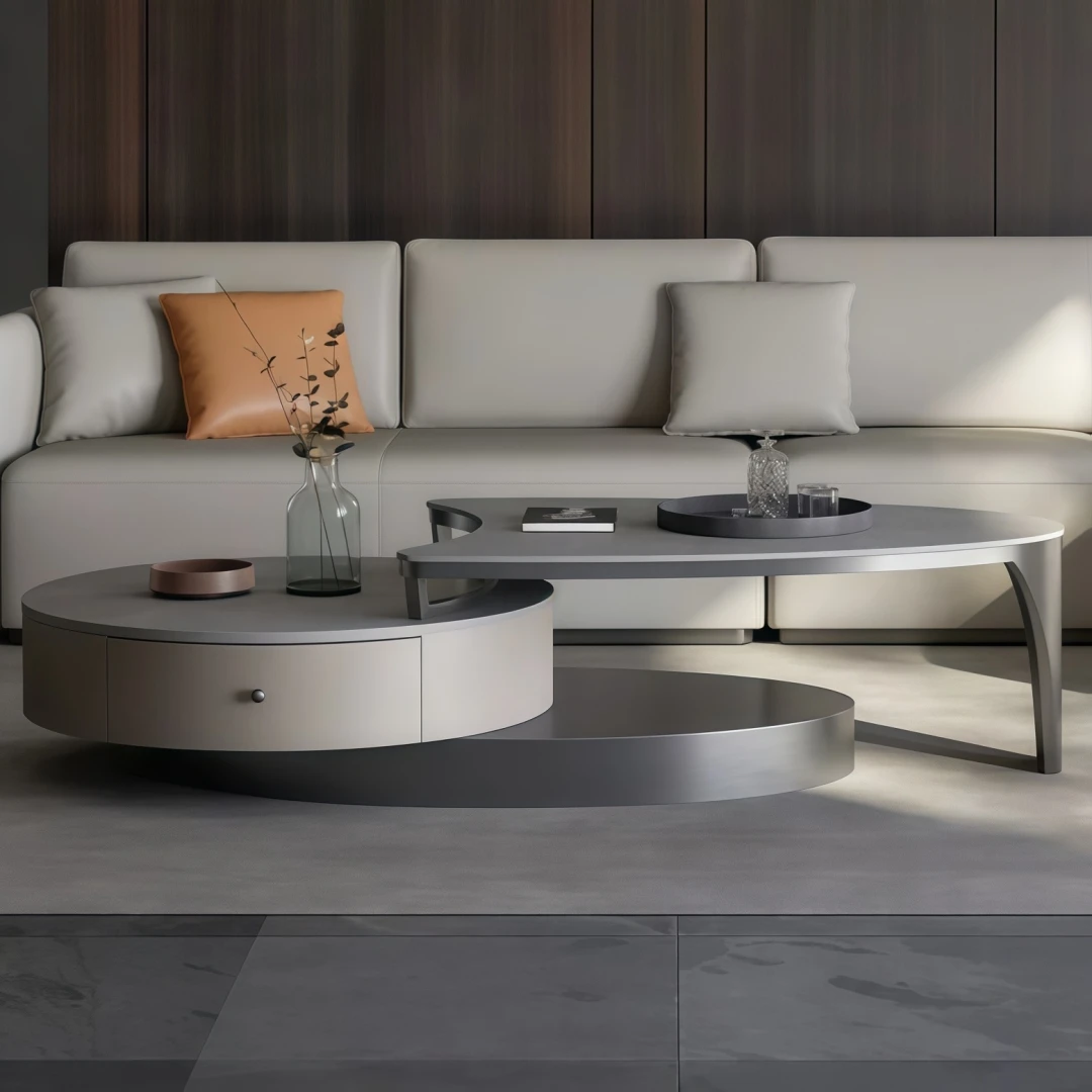 xx-2026 New Modern Minimalist Light Luxury Rock Slab Designer Creative Irregular Coffee Table for Living Room&