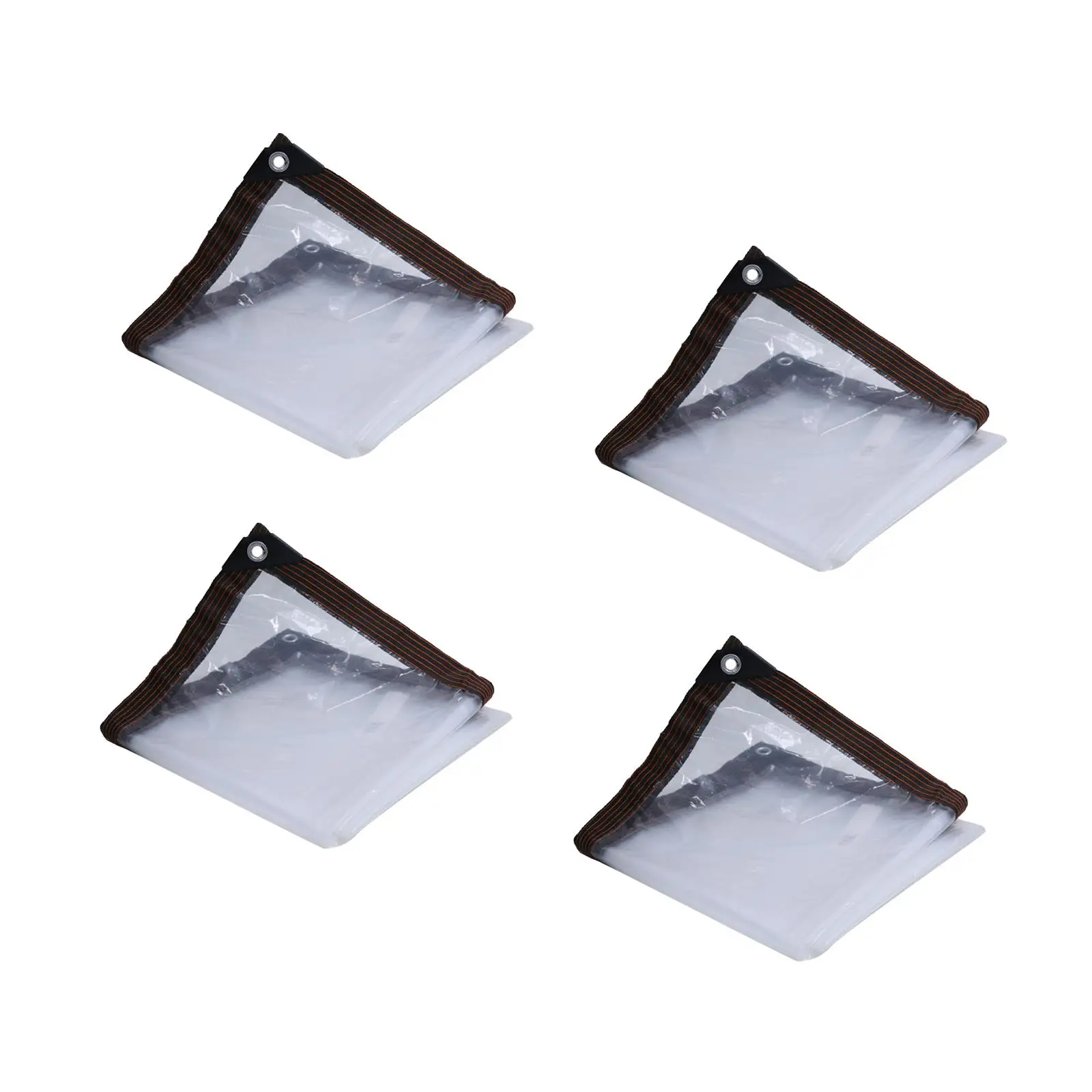 Ground Sheets Double Stitched Reinforced Edges Waterproof Foldable Clear