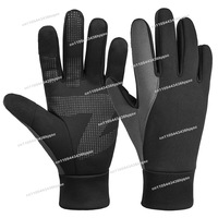 Non-slip and Anti-splashing Cycling Gloves, Warm and Windproof, Photography,Mountaineering, Touch-screen Winter Riding Gloves