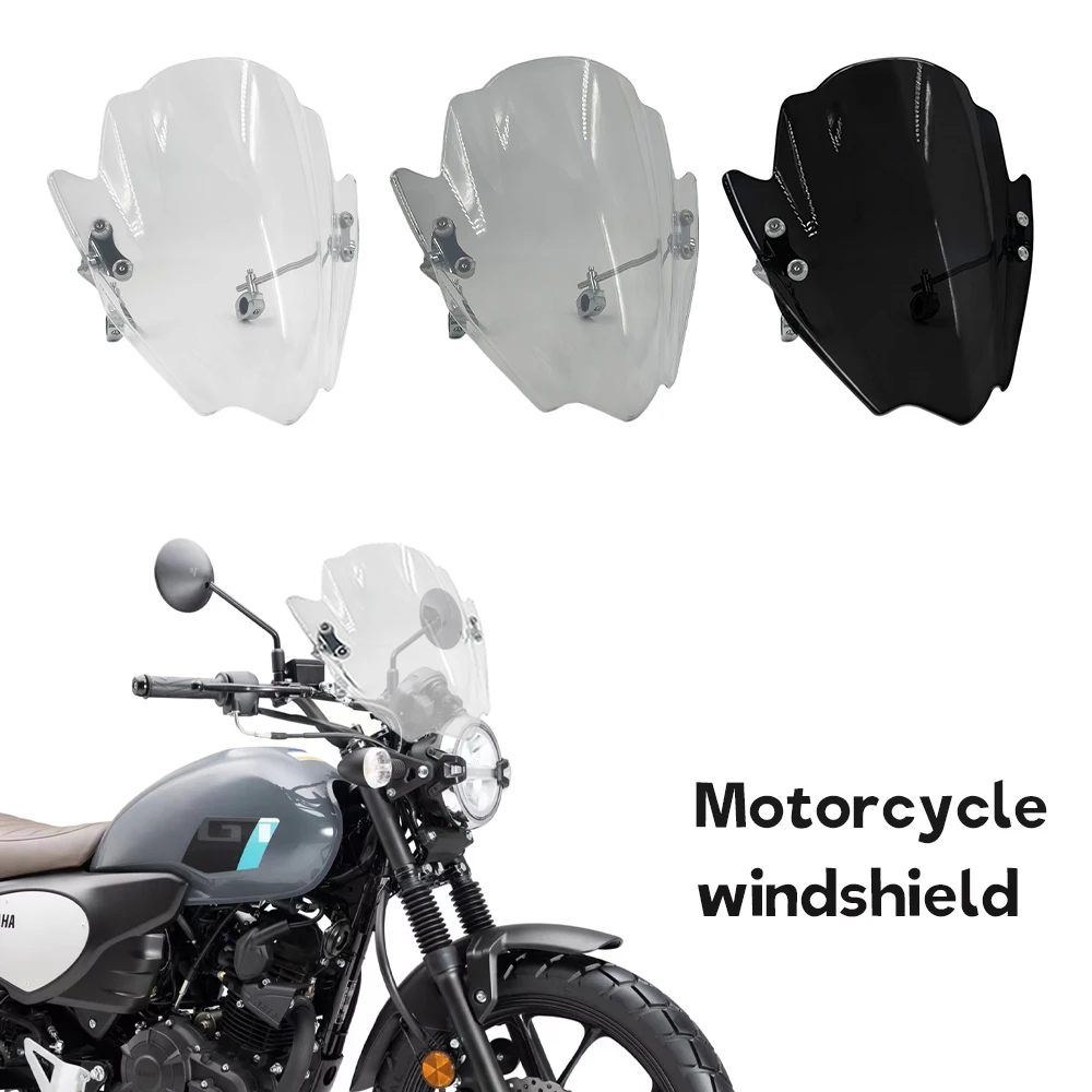 

For Yamaha GT 150 GT150 New Universal Windshield Covers Motorcycle Windscreen Adjustable Windscreen 22MM 25MM 28MM