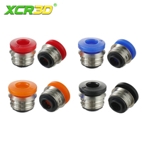 XCR3D 4/8pcs 3D Printer Parts Pneumatic Fittings Connectors 2*4 PTFE Tube Bowden Quick Plug 1.75mm Filament Hotend Extruder Kit