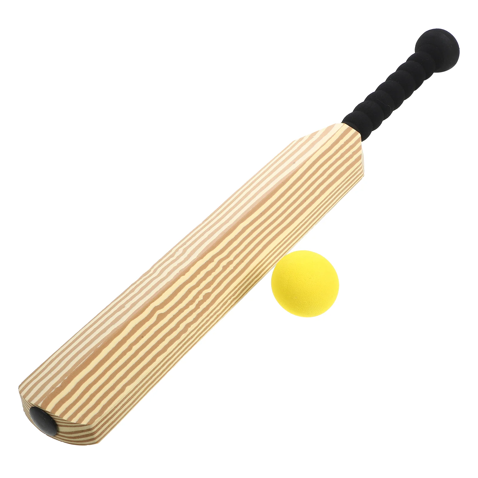 Bats Toys for Boys Outdoor Indoor Game Activities Kids Wood Grain Cricket Ball Child