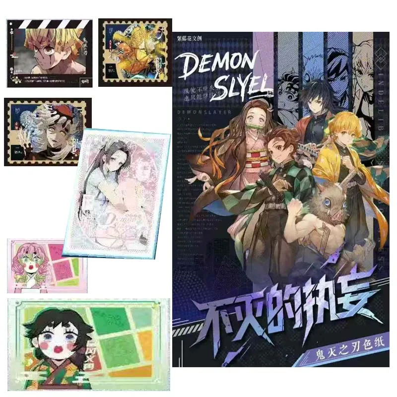 

120 шт./карты Demon Slayer Booster Box, ограниченная серия SP UR, коллекционный набор редких персонажей для фанатов