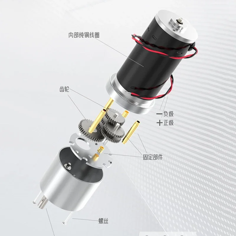 Jgb37-31zy Brush Reversed Motor Geared Motor 10rpm-1270rpm 12v24v Large Torque High Power 3157 Reduction