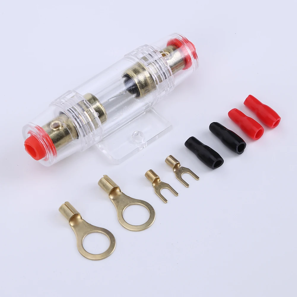 1500W/2000W Car Power Amplifier Wiring Kit 8GA RCA Power Cable 18GA Subwoofer Speaker Line for Car Modification for Auto Vehicle